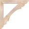 Ekena Millwork Olympic Slat Smooth Bracket w/ Offset Brace, Douglas Fir, 7 1/2"W x 48"D x 48"H BKT0806X48X48OLY06SDF - alternate 3